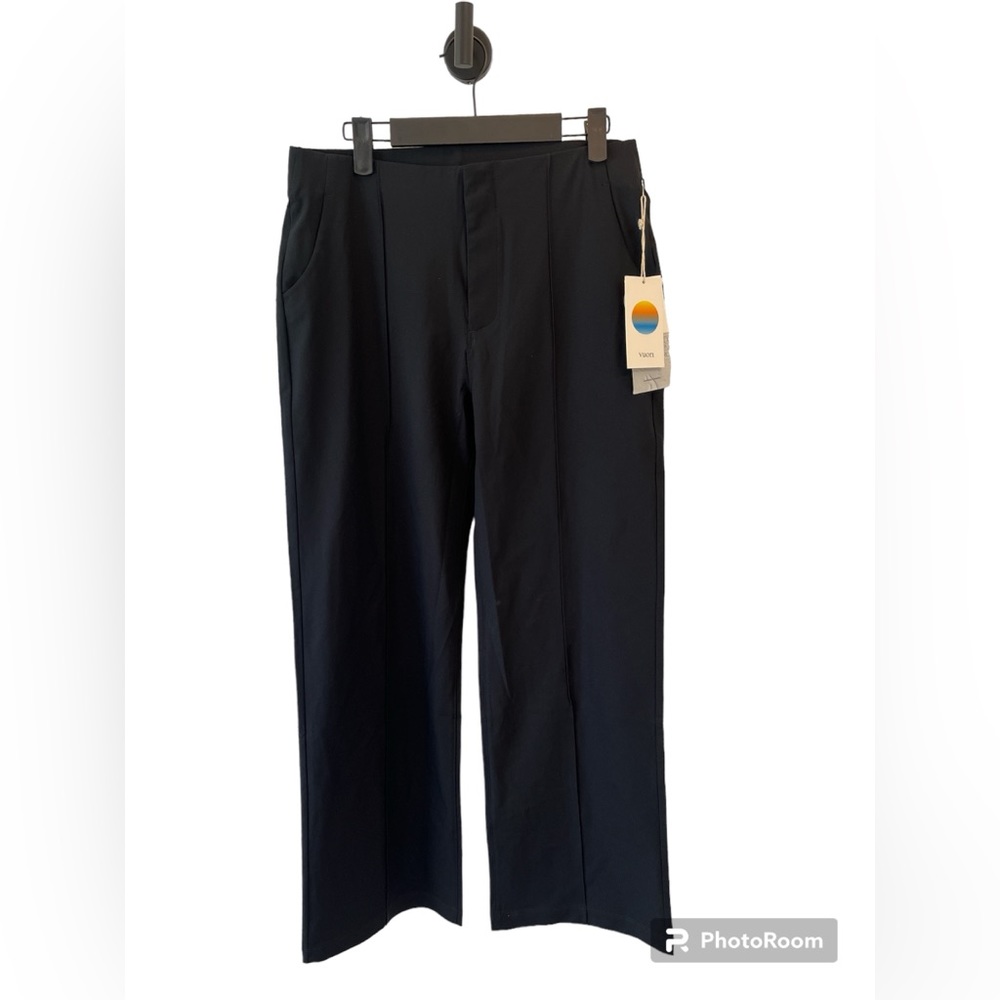 NWT VUORI META WIDELEG PANT WOMENS SIZE MEDIUM BLACK